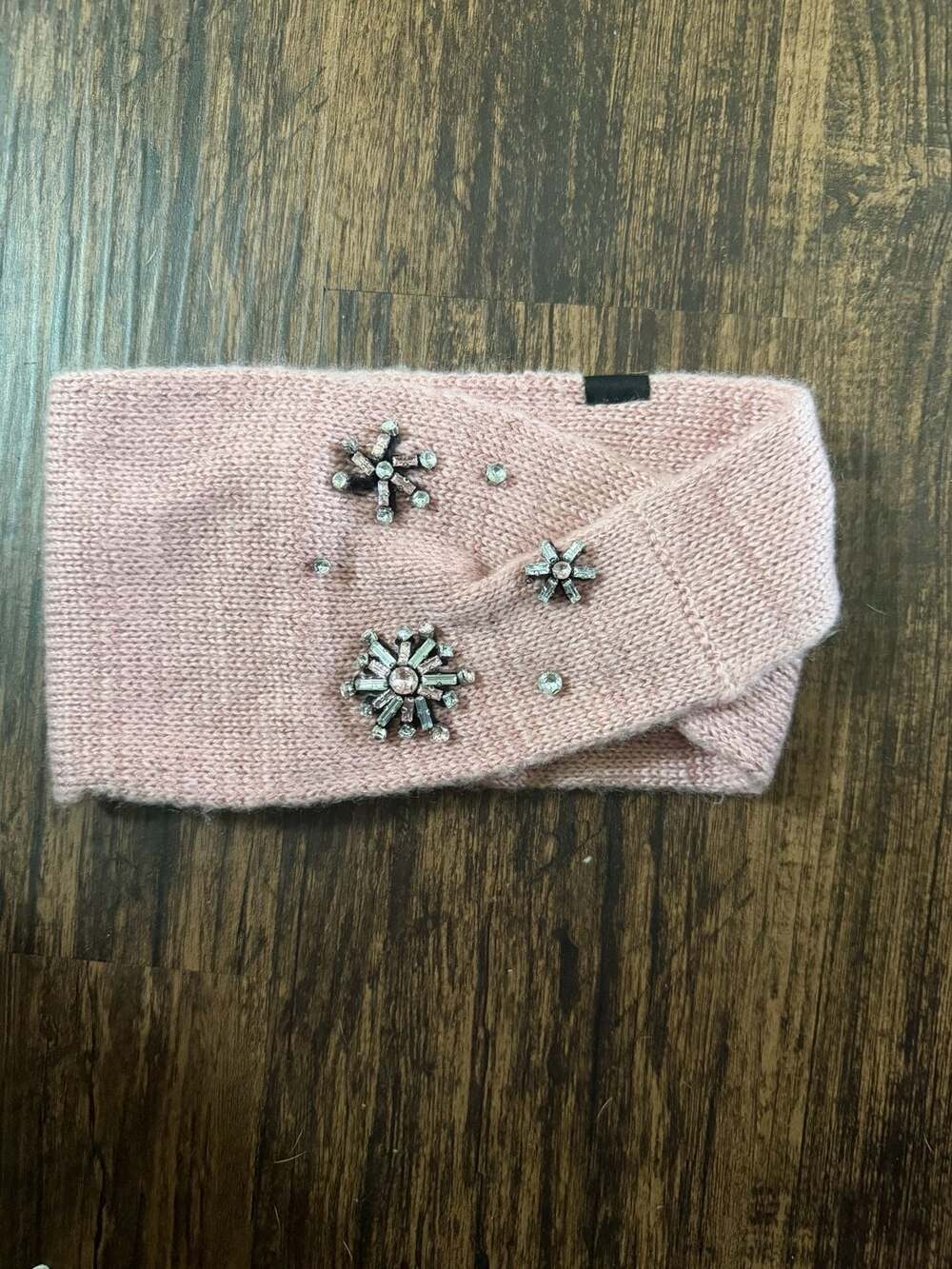 Vintage Victoria's Secret Blush Snowflake Headband